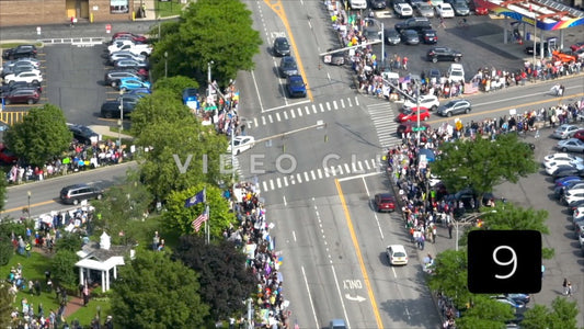 CLIP 9 - No Kings Protest at 12 Corners Plaza in Brighton, NY 06/14/25