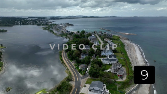 CLIP 9 - Boston, MA living in homes along the rocky shoreline of Massachusetts Bay