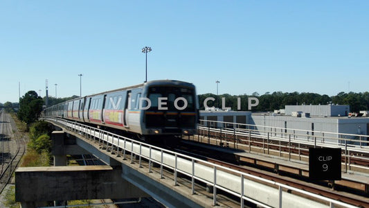 CLIP 9 - Atlanta, GA Marta Transit Train in motion