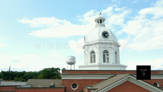 CLIP 9 - Eatonton, GA  - Putnam County Clerk of Courts - rising up from front to sky view