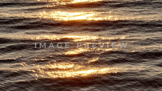 4k Still Frame - Pawleys Island, SC morning sunlight on ocean swells