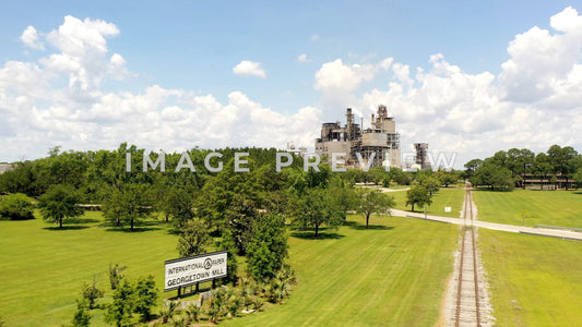 4k Still Frame - International Paper Mill Georgetown, SC