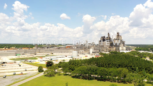 4k Still Frame - International Paper Mill Georgetown, SC