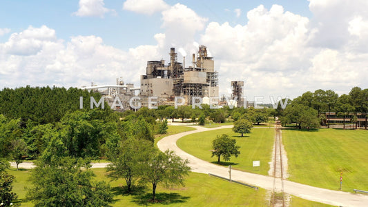 4k Still Frame - International Paper Mill Georgetown, SC