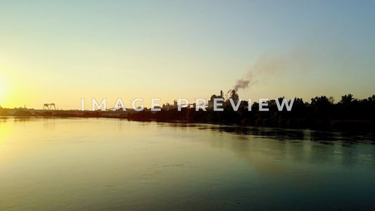 4k Still Frame - International Paper Mill Georgetown, SC