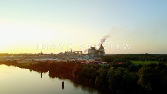 4k Still Frame - International Paper Mill Georgetown, SC