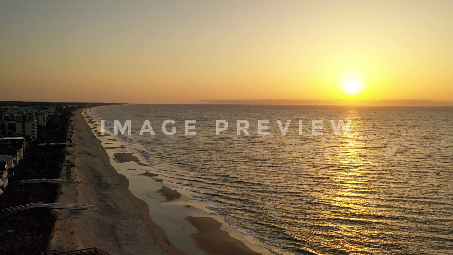 stock photo sunrise litchfield beach sc