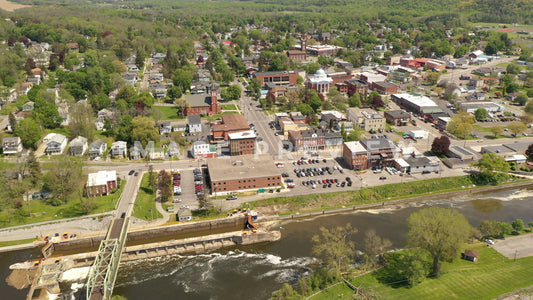 stock photo lyons new york skyline