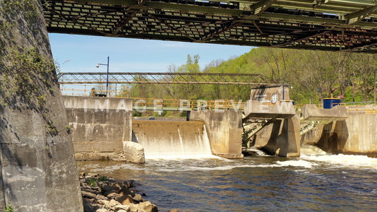 stock photo lyons, ny lock erie canal