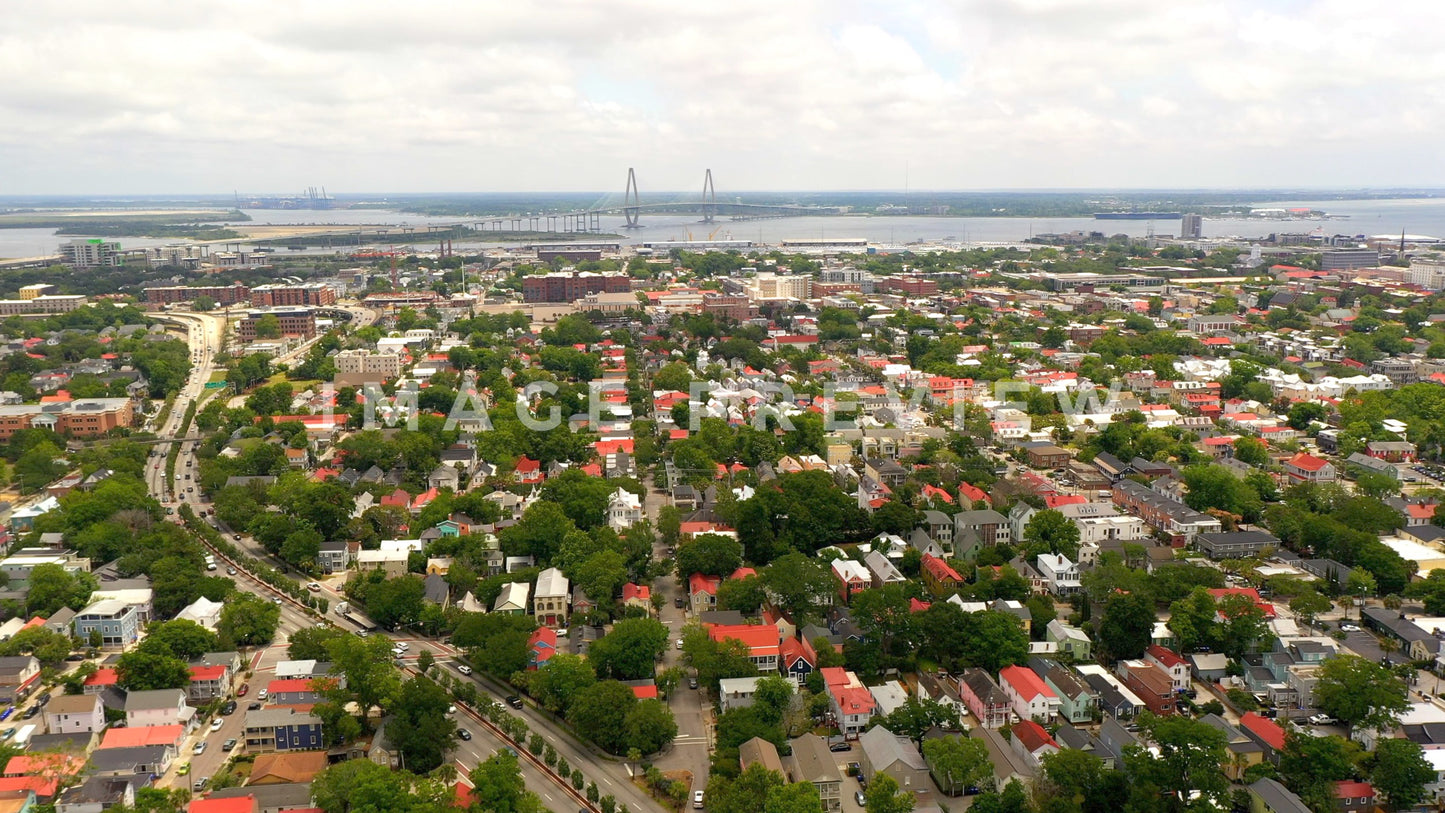 stock photo charleston sc neighborhood