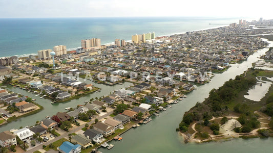 stock photo cherry grove beach sc