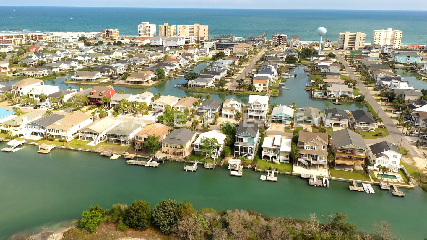 stock photo cherry grove beach sc
