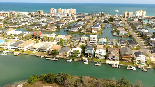 stock photo cherry grove beach sc