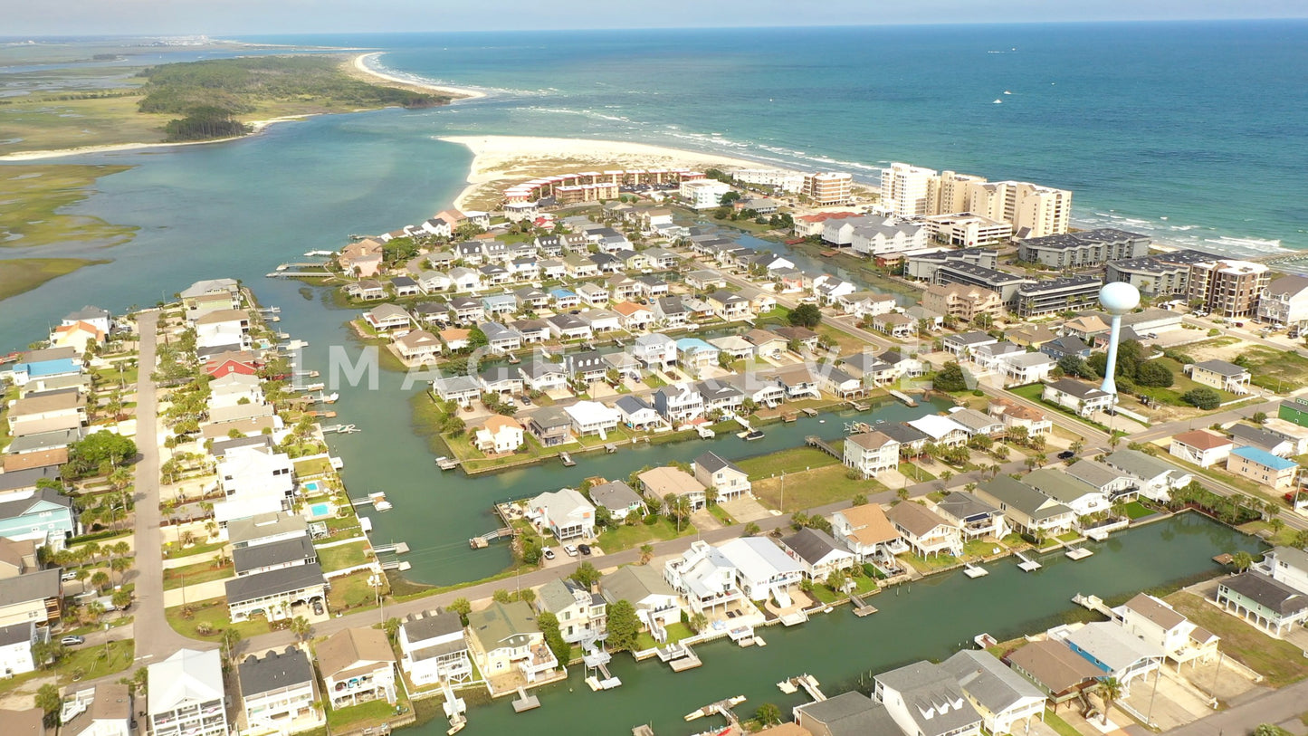 stock photo cherry grove beach waties barrier island