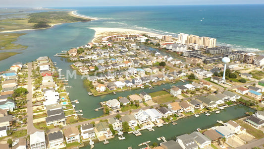 stock photo cherry grove beach waties barrier island