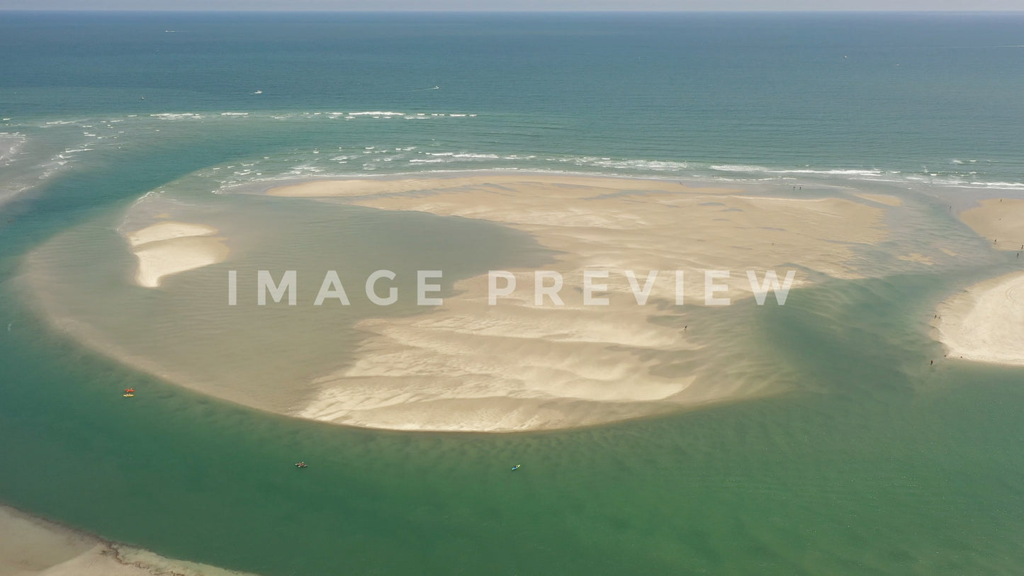 stock photo coastal sand bank at cherry grove beach