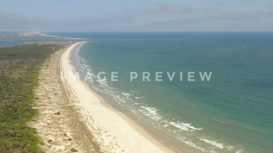 stock photo waties barrier island sc