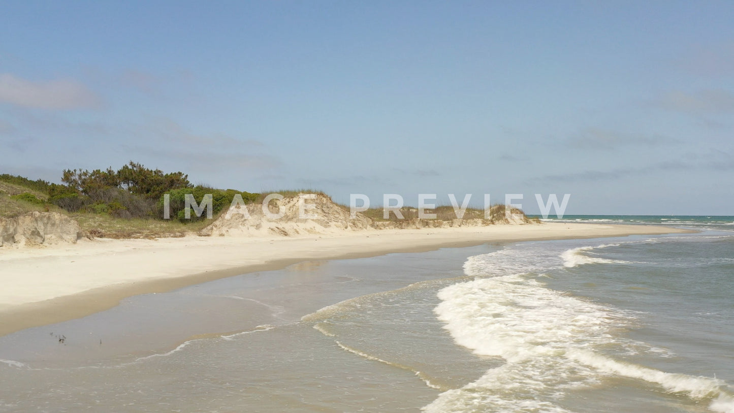 stock photo beach on waties barrier island in SC