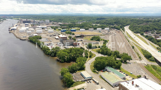 stock photo port of albany ny