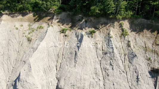 stock photo cliff erosion lake ontario