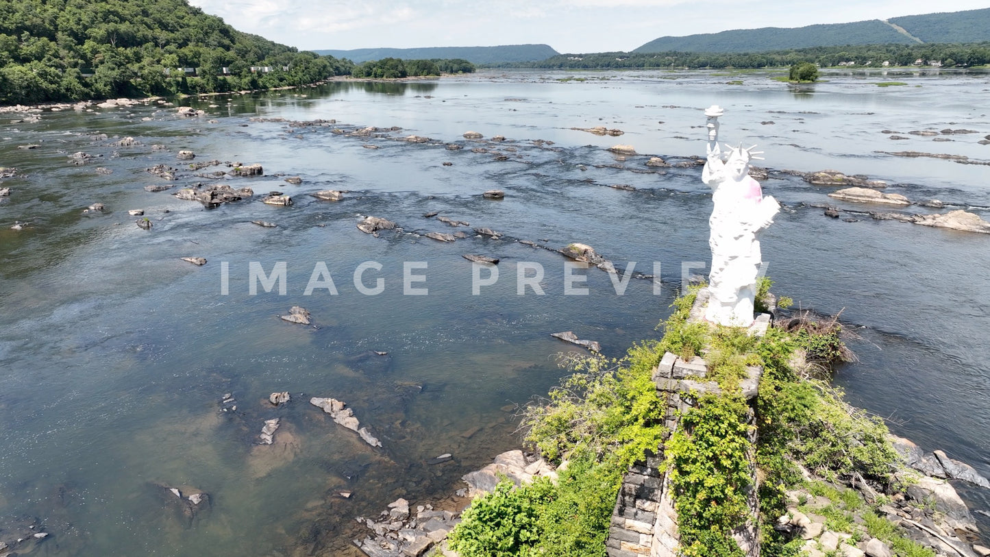 stock photo statue of libery harrisburg pa
