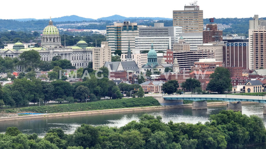 stock photo harrisburg PA skyline