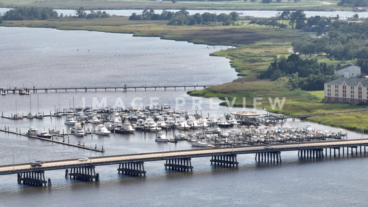 stock photo marina with boats in georgetown sc