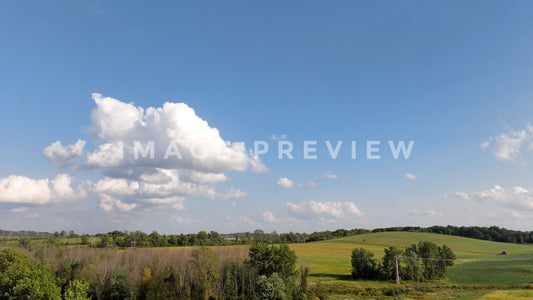 stock photo landscape with rolling hillside