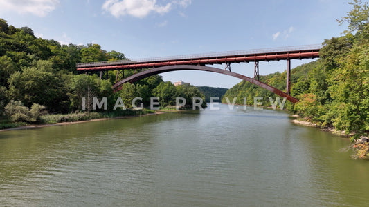 stock photo bridge rochester ny