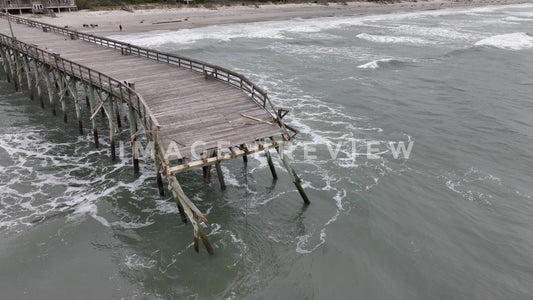 stock photo hurrican Ian damage to pawleys island sc