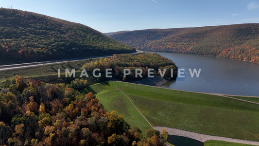 stock photo tioga reservoir in pennsylvania