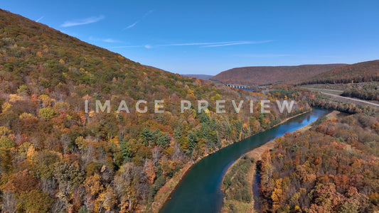 stock photo tioga river pa
