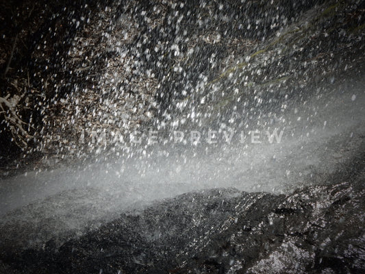 Photo - Abstract of water falling on rocks