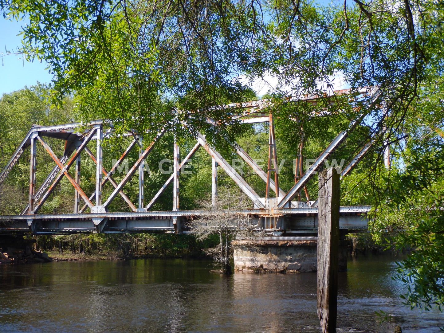 Photo - Beautiful Train bridge crosses river in Conway, SC