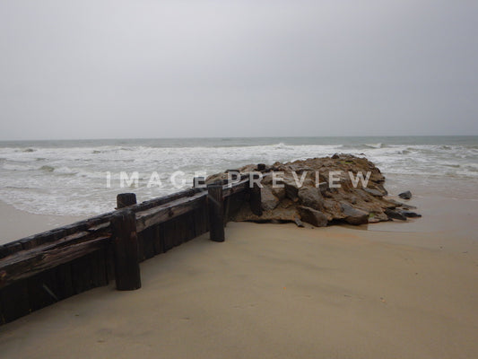 Photo - Jetties on Pawleys Island beach in South Carolina