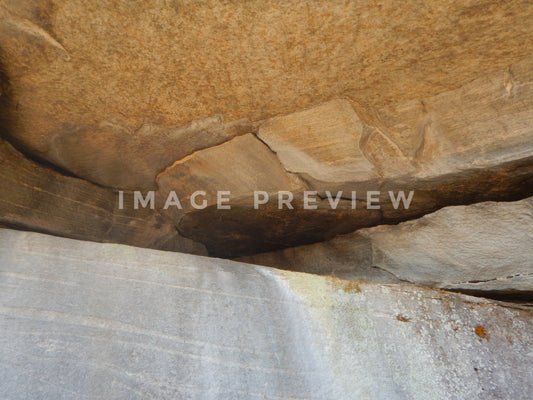 Photo - Underside of rocky cliff on mountainside