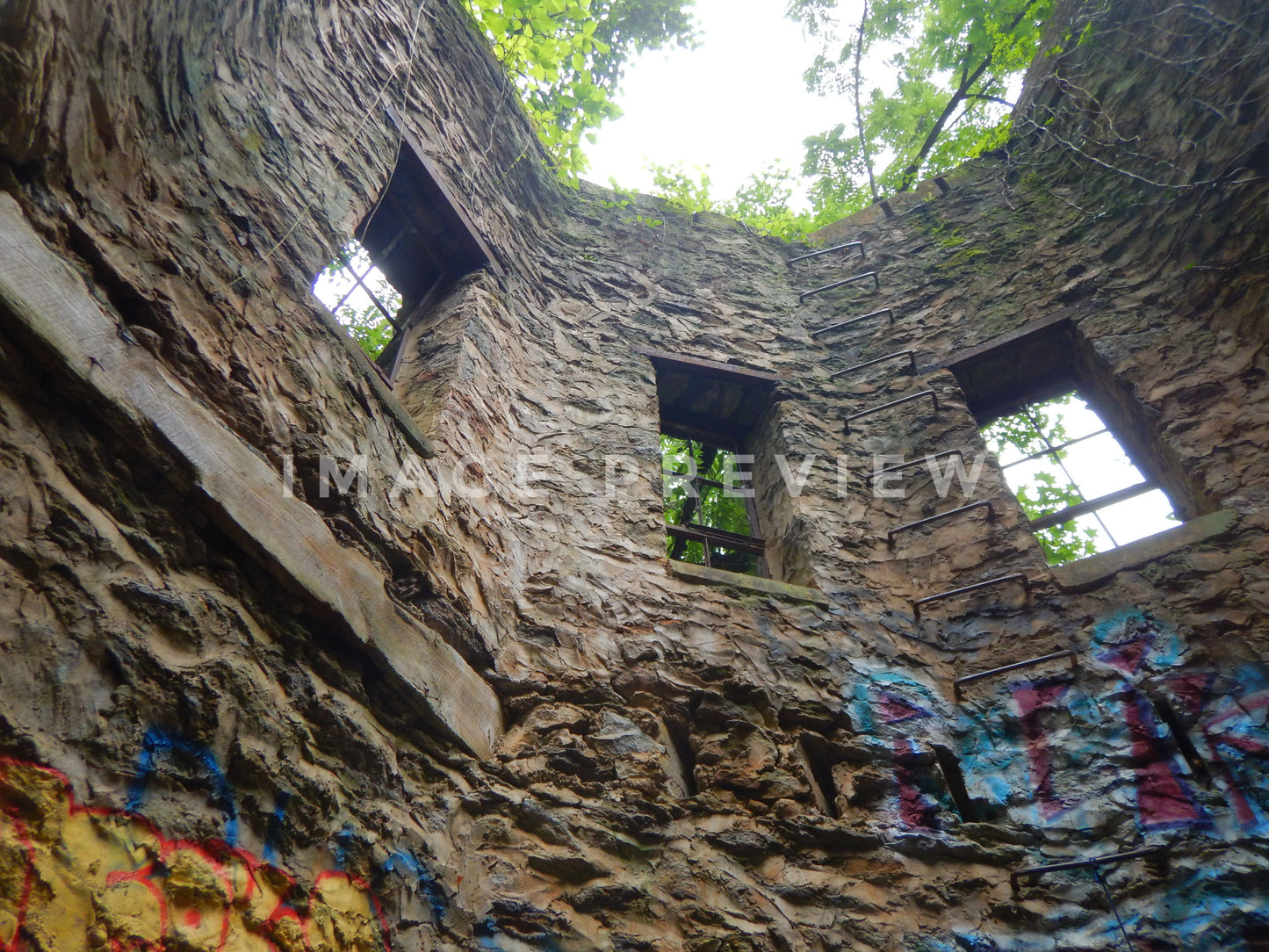 Photo - Tower ruin built with river stones