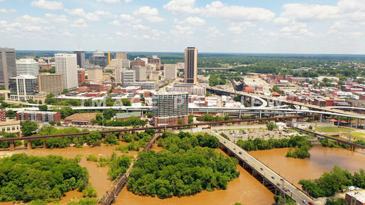stock photo richmond va skyline