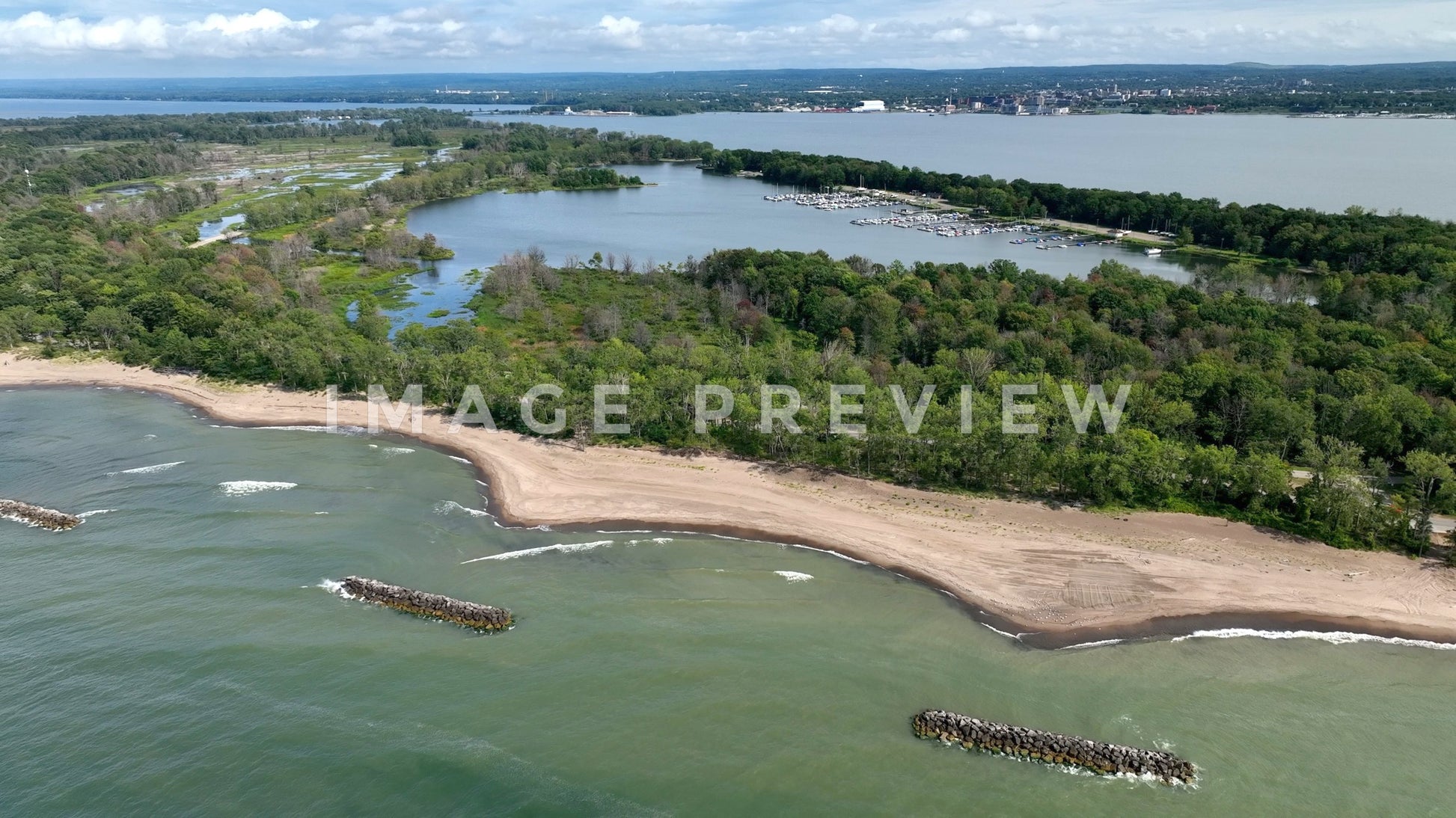 Stock photo Presque Isle Erie Pennsylvania
