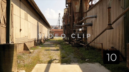 CLIP 10 - Hawkinsville, GA slow flight through industrial alley