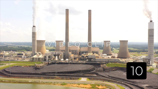 CLIP 10 - Plant Bowen, GA coal yard and industrial equipment
