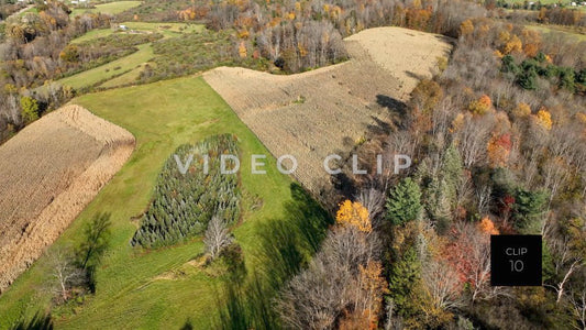 CLIP 10 - Wellsboro, PA green fields and farmland