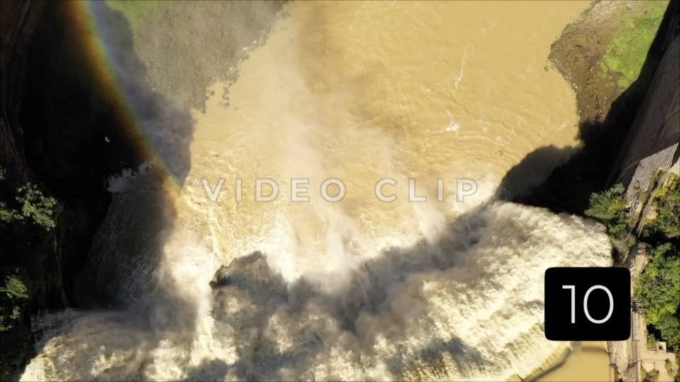 CLIP 10 - Rochester, NY Vol. 6 - looking down on Lower Falls then turning up to view city