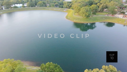 CLIP 10 - Atlanta, GA Lake Reservoir pan right