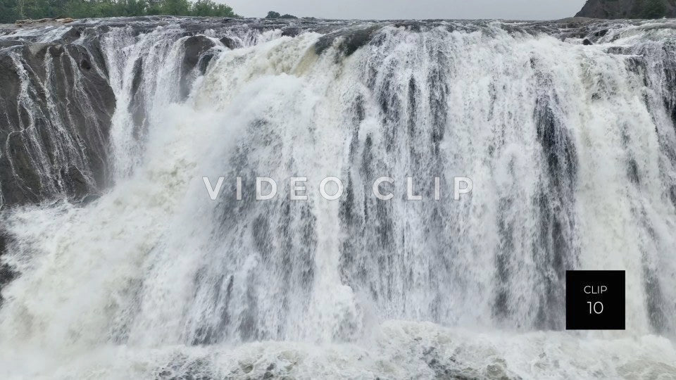 cohoes falls new york state stock video