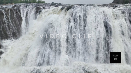 cohoes falls new york state stock video