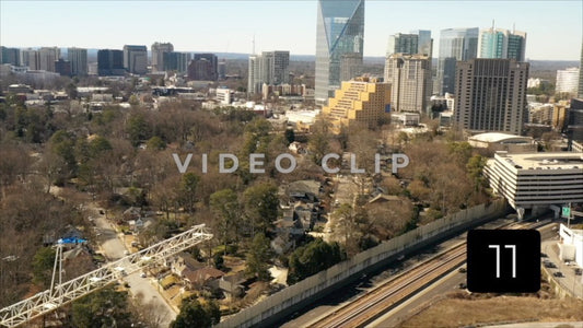 CLIP 11 - Atlanta, GA Vol. 1 - office towers in Lenox area beside neighborhood