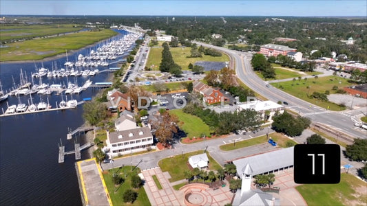 CLIP 11 - Brunswick, GA public parks beside marina