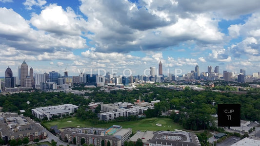 CLIP 11 - Atlanta, GA Midtown aerial western view