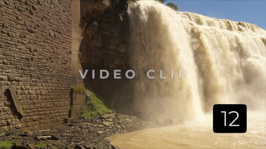 CLIP 12 - Rochester, NY Vol. 6 - close approach to Lower Falls by Power Station brick wall